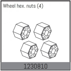 Wheel Hex Hubs 12mm (4) Wheel Hex Hubs 12mm (4)