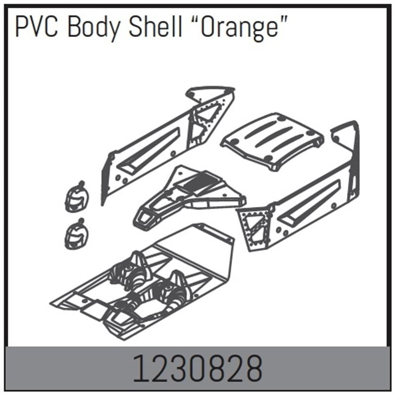 Body Shell Set - Orange