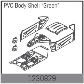 Body Shell Set - Green Body Shell Set - Green