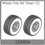 Wheel Set 110x45mm - Green (2)