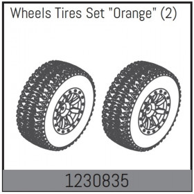 Wheel Set 110x45mm - Orange (2) Wheel Set 110x45mm - Orange (2)