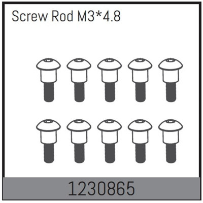 Screw Rods M3x4.8 (10)