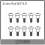 Screw Rods M3x4.8 (10)
