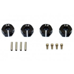 Hexágono 12mm Roda +2mm  (4pcs) Hexágono 12mm Roda +2mm  (4pcs)