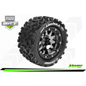MFT MT-UPHILL 1:10 Monster Truck Tire Set Mounted Sport Black Chrome 2.8 Bead-Lock Wheels 1/2-Offset Hex 12mm MFT MT-UPHILL 1:10 Monster Truck Tire Set Mounted Sport Black Chrome 2.8 Bead-Lock Wheels 1/2-Offset Hex 12mm