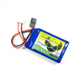 Bateria TX LiPo 2S 7.4V 1200mAh SC with Protect. (JR/FUT) Bateria TX LiPo 2S 7.4V 1200mAh SC with Protect. (JR/FUT)