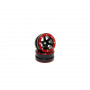 Beadlock Wheels PT- Wave Black/Red 1.9 (2 pcs)