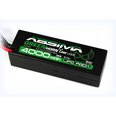 Bateria de LiPo 4000mah 11.1V 50C Caixa dura (Dean)