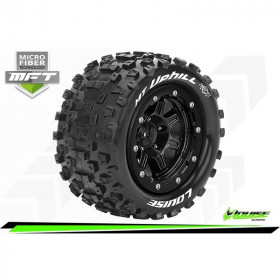 MFT - MT-UPHILL - Maxx Tire Set - Mounted - Sport - Black 3.8 Bead-Lock Wheels - 1/2-Offset - Hex 17mm MFT - MT-UPHILL - Maxx Tire Set - Mounted - Sport - Black 3.8 Bead-Lock Wheels - 1/2-Offset - Hex 17mm