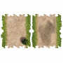 2X DIRT AND GRASS HALF STRAIGHTS FOR 1/24 RC CRAWLER PARK CI