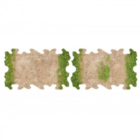 2X DIRT AND GRASS QUARTER STRAIGHTS FOR 1/24 RC CRAWLER PARK 2X DIRT AND GRASS QUARTER STRAIGHTS FOR 1/24 RC CRAWLER PARK