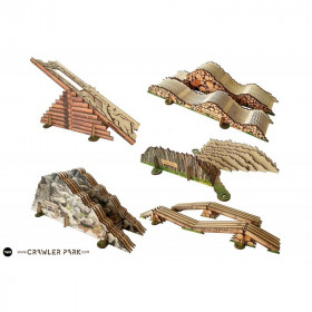 KIT OF 5 OBSTACLES FOR 1/24 RC CRAWLER PARK CIRCUIT KIT OF 5 OBSTACLES FOR 1/24 RC CRAWLER PARK CIRCUIT