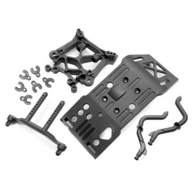 Skid Plate/Body Mount/Shock Tower Set Skid Plate/Body Mount/Shock Tower Set