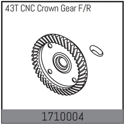43T CNC Crown Gear F/R