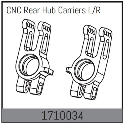 CNC Rear Hub Carriers L/R