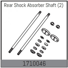 Rear Shock Absorber Shaft (2) Rear Shock Absorber Shaft (2)
