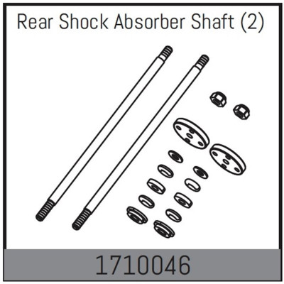 Rear Shock Absorber Shaft (2)
