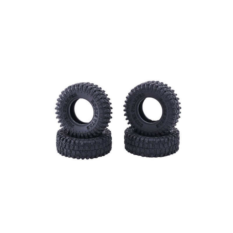AXIAL SCX24 1.0" A STYLE MICRO TIRES WITH FOAMS (4PCS)