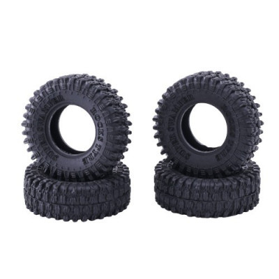 AXIAL SCX24 1.0" A STYLE MICRO TIRES WITH FOAMS (4PCS)