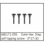 Outer Hex. Step Self-Tapping Screw M3x17 (4)