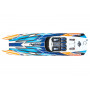 TRAXXAS M41 Widebody: Brushless 40 Race Boat - Laranja