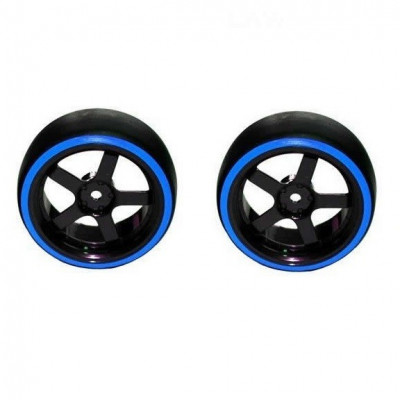 Pneus Drift 1/10 - Jante Preta