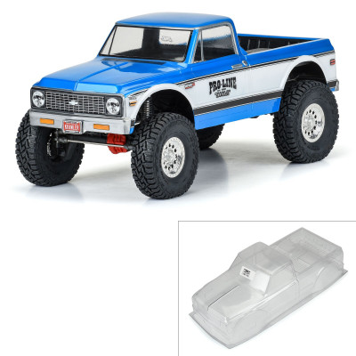 Proline 1/10 1972 Chevy K-10 Clear Body 12.3" Wheelbase Crawlers