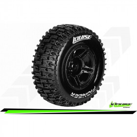 SC-PIONEER - 1-10 Short Course Tire Set - Mounted - Soft - Black Wheels - Hex 12mm SC-PIONEER - 1-10 Short Course Tire Set - Mounted - Soft - Black Wheels - Hex 12mm