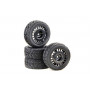 1:10 Wheel Set "Rally Winded Design" black (4)