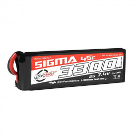 RC Plus Li-Po Batterypack Sigma 45C 3300 mAh 2S1P 7.4V XT-60 RC Plus Li-Po Batterypack Sigma 45C 3300 mAh 2S1P 7.4V XT-60
