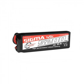 Li-Po Batterypack Sigma 45C 5200 mAh 3S1P 11.1V XT-60 Li-Po Batterypack Sigma 45C 5200 mAh 3S1P 11.1V XT-60