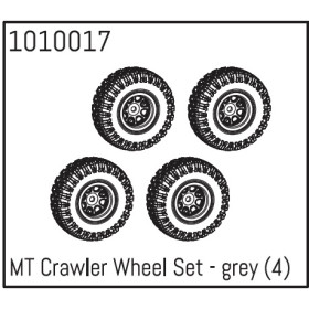 MT Crawler Wheel Set - grey (4) MT Crawler Wheel Set - grey (4)