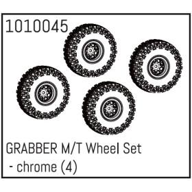 GRABBER M/T Wheel Set - chrome (4) GRABBER M/T Wheel Set - chrome (4)