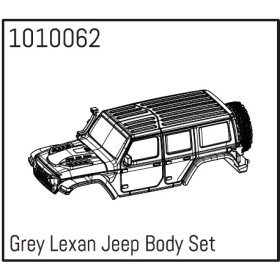 Grey Lexan Wrangler Body Set Grey Lexan Wrangler Body Set