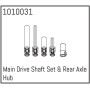 Main Drive Shaft Set & Rear Axle Hub