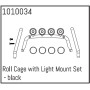 Roll Cage with Light Mount Set - black