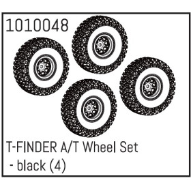 T-FINDER A/T Wheel Set - black (4) T-FINDER A/T Wheel Set - black (4)