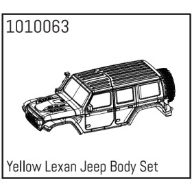 Yellow Lexan Wrangler Body Set Yellow Lexan Wrangler Body Set