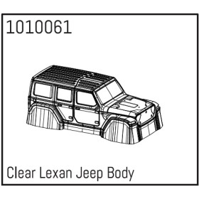 Clear Lexan Wrangler Body Clear Lexan Wrangler Body