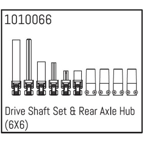 Drive Shaft Set & Rear Axle Hub (6X6) Drive Shaft Set & Rear Axle Hub (6X6)