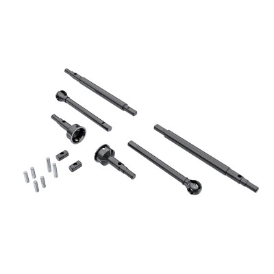 Axle Shafts, front and rear (2)/ stub axles, front (2) (hardened steel)