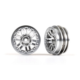 Wheels, 1.0" (satin chrome) (2) Wheels, 1.0" (satin chrome) (2)