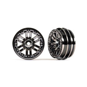 Wheels, 1.0" (black chrome) (2) Wheels, 1.0" (black chrome) (2)