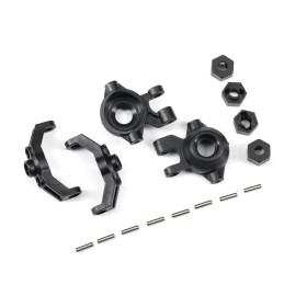 Steering blocks, left & right/ caster blocks (c-hubs), left & right Steering blocks, left & right/ caster blocks (c-hubs), left & right