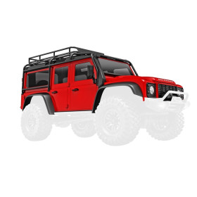 Body, Land Rover® Defender®, complete, red Body, Land Rover® Defender®, complete, red