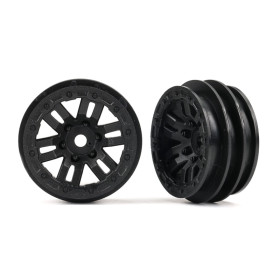 Wheels, 1.0" (black) (2) Wheels, 1.0" (black) (2)
