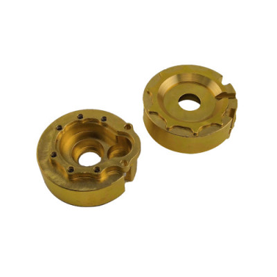 TRAXXAS TRX-4 BRASS PORTAL COVER SET