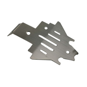 TRAXXAS TRX-4 STAINLESS STEEL CENTER GEARBOX BOTTOM PROTECTOR TRAXXAS TRX-4 STAINLESS STEEL CENTER GEARBOX BOTTOM PROTECTOR