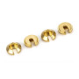 Lower retainer, shock, brass (1 gram each) (4)