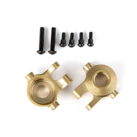 Steering blocks, brass (7 grams each) (left & right) Steering blocks, brass (7 grams each) (left & right)